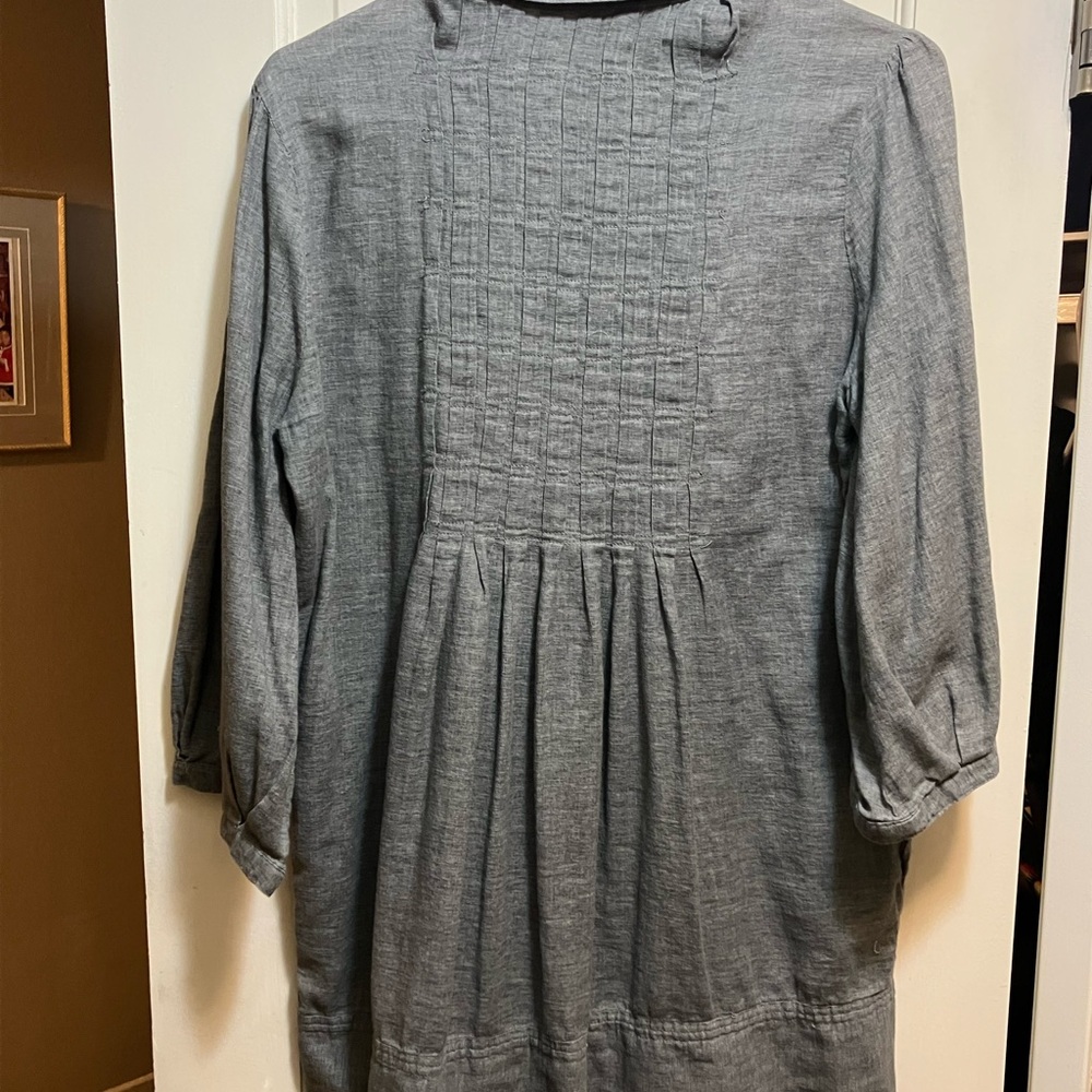 Love Stitch Charcoal Zip-Up Shirt size L - Picture 2 of 12